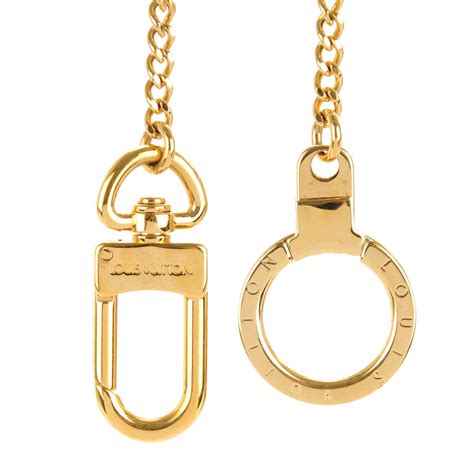 louis vuitton ring key chain gold|louis vuitton key ring wallet.